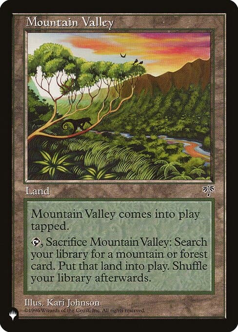Mountain Valley from The List (Uncommon)