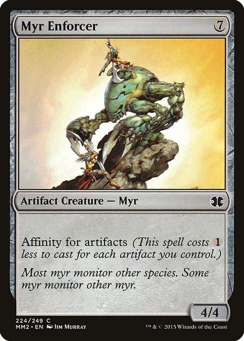 Myr Enforcer from Modern Masters 2015 (Common)