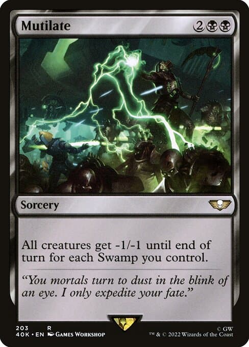 Mutilate from Warhammer 40,000 Commander (Rare)
