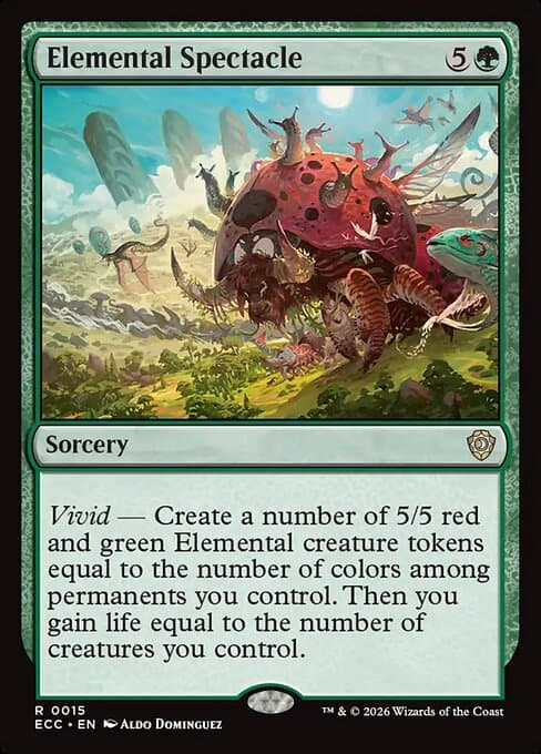 Elemental Spectacle from Lorwyn Eclipsed Commander (Rare)