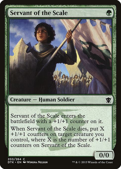Servant of the Scale from Dragons of Tarkir (Common)