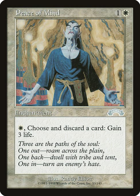 Peace of Mind from Exodus (Uncommon)