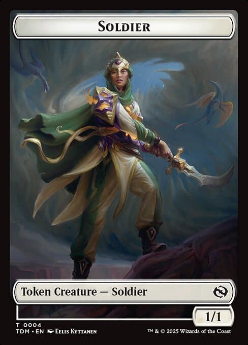 Soldier from Tarkir: Dragonstorm Tokens (Common)
