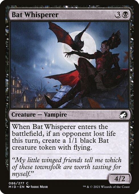 Bat Whisperer from Innistrad: Midnight Hunt (Common)