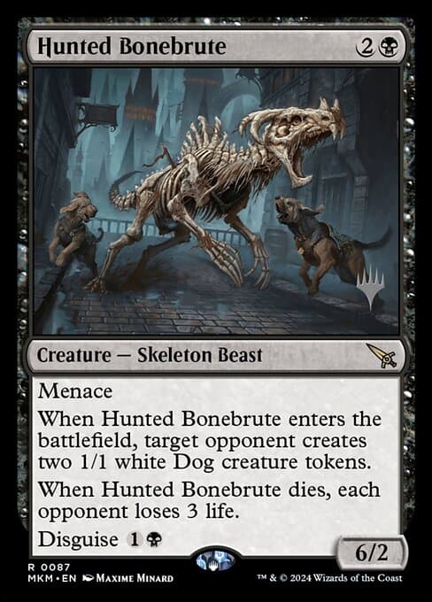Hunted Bonebrute from Murders at Karlov Manor Promos (Rare)