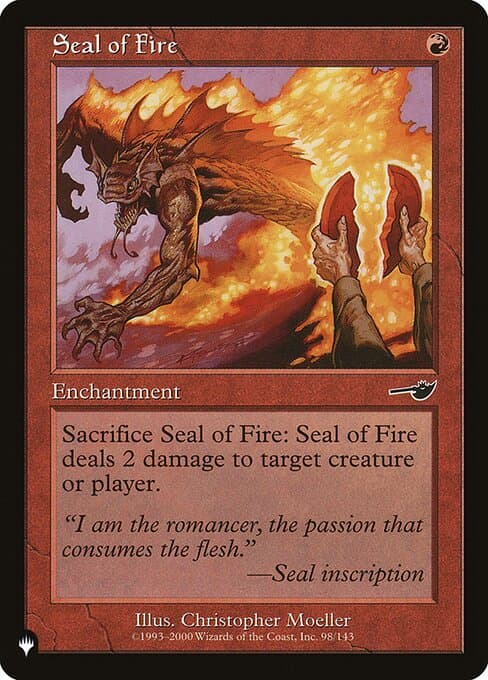 Seal of Fire from The List (Common)