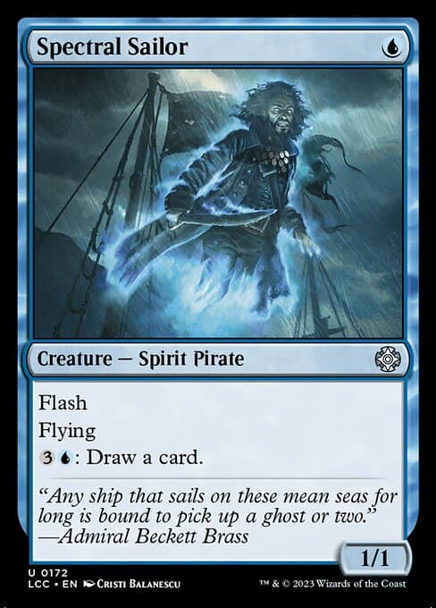 Spectral Sailor from The Lost Caverns of Ixalan Commander (Uncommon)