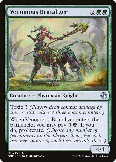 Venomous Brutalizer from Phyrexia: All Will Be One (Uncommon)
