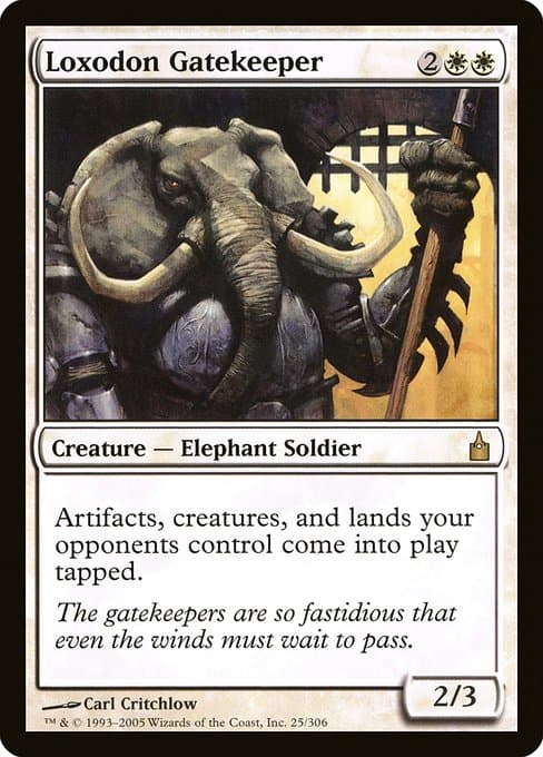 Loxodon Gatekeeper from Ravnica: City of Guilds (Rare)