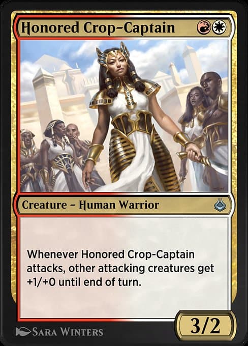 Honored Crop-Captain from Amonkhet Remastered (Uncommon)