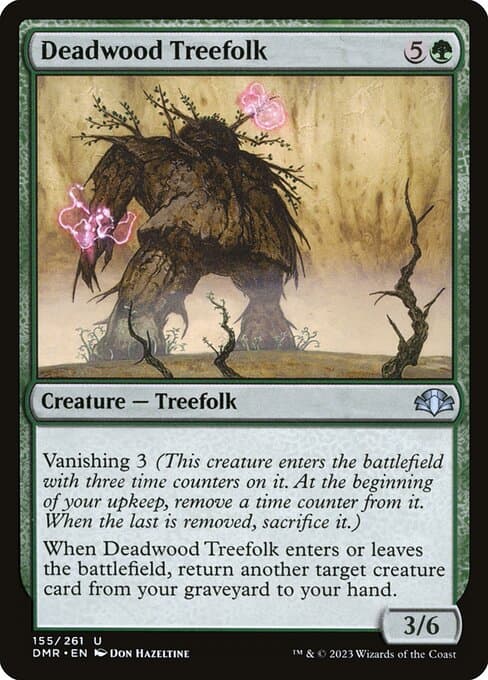 Deadwood Treefolk from Dominaria Remastered (Uncommon)