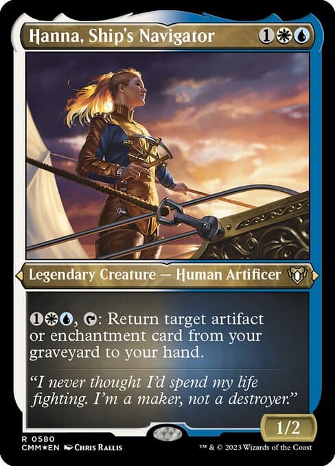 Hanna, Ship's Navigator from Commander Masters (Rare)