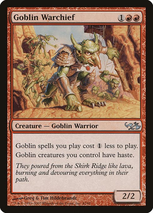 Goblin Warchief (Uncommon)