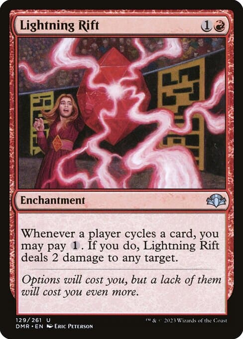 Lightning Rift from Dominaria Remastered (Uncommon)