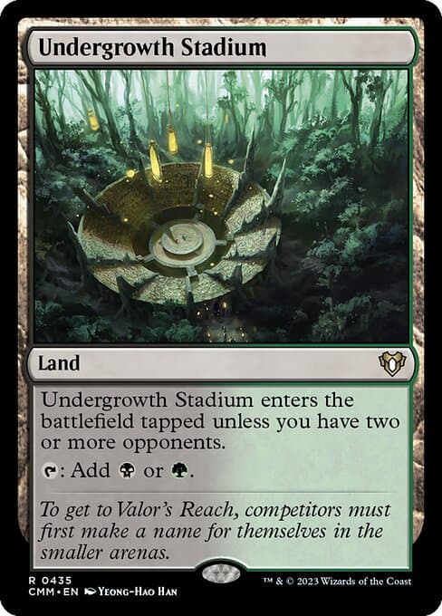Undergrowth Stadium from Commander Masters (Rare)