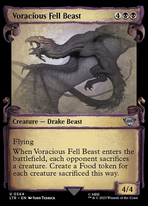 Voracious Fell Beast from The Lord of the Rings: Tales of Middle-earth (Uncommon)