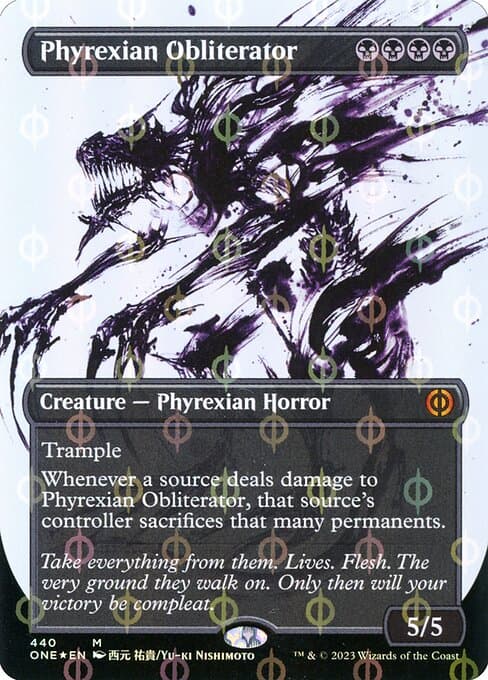 Phyrexian Obliterator from Phyrexia: All Will Be One (Mythic)