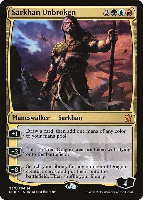 Sarkhan Unbroken from Dragons of Tarkir (Mythic)
