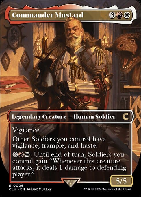 Commander Mustard from Ravnica: Clue Edition (Rare)