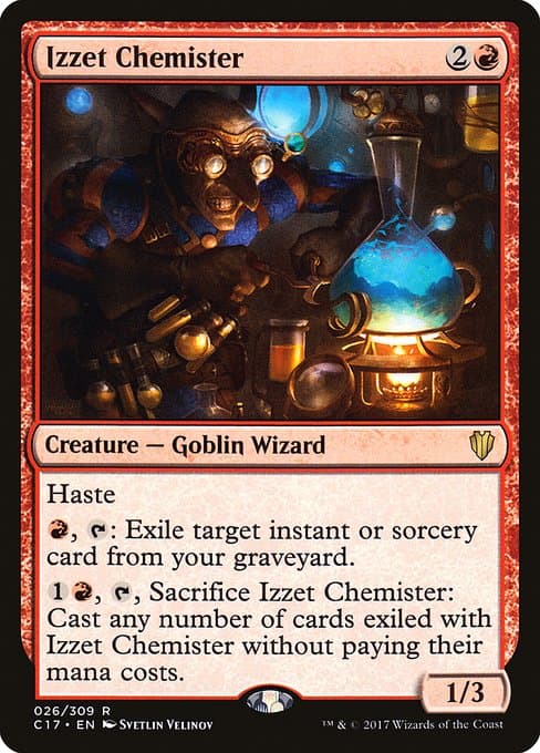Izzet Chemister from Commander 2017 (Rare)