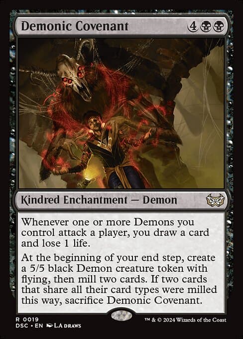 Demonic Covenant from Duskmourn: House of Horror Commander (Rare)