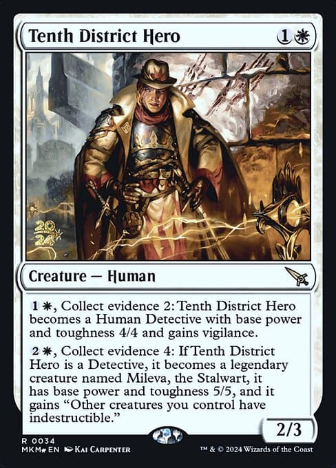 Tenth District Hero from Murders at Karlov Manor Promos (Rare)
