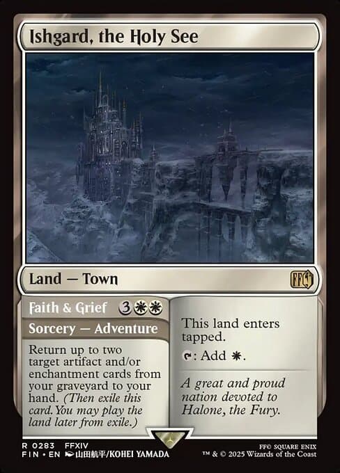 Ishgard, the Holy See // Faith & Grief from Final Fantasy (Rare)