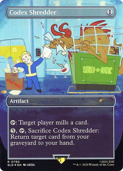 Codex Shredder from Secret Lair Drop (Rare)