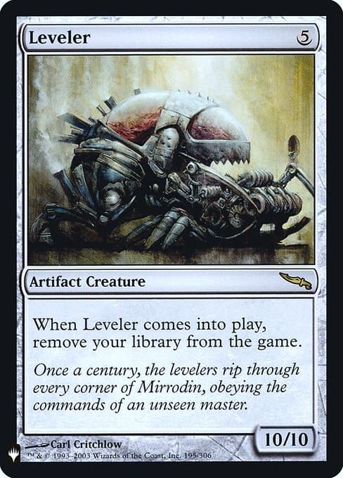 Leveler from The List (Rare)