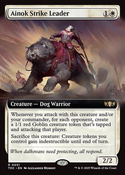 Ainok Strike Leader from Tarkir: Dragonstorm Commander (Rare)