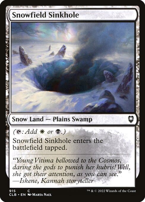 Snowfield Sinkhole (Common)