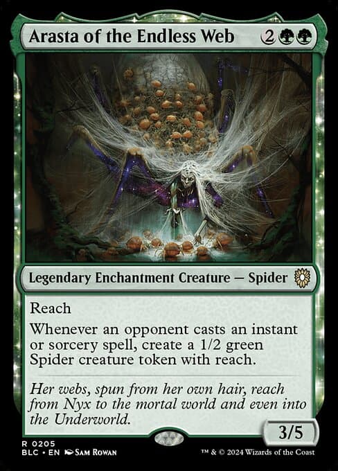 Arasta of the Endless Web from Bloomburrow Commander (Rare)