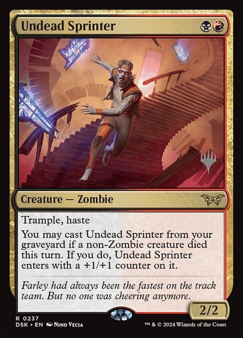 Undead Sprinter from Duskmourn: House of Horror Promos (Rare)