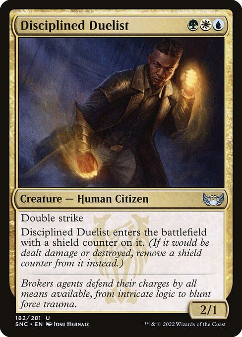 Disciplined Duelist from Streets of New Capenna (Uncommon)