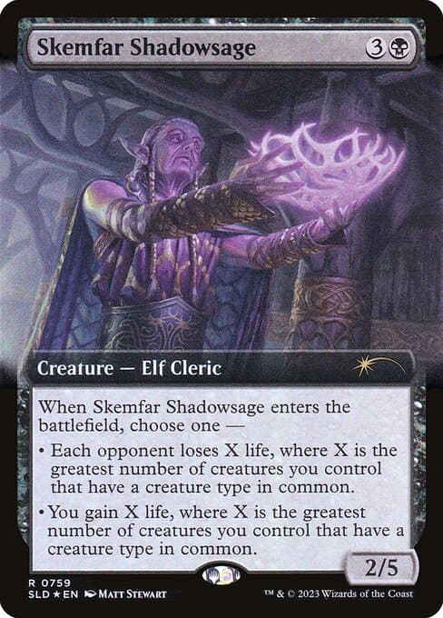 Skemfar Shadowsage from Secret Lair Drop (Rare)