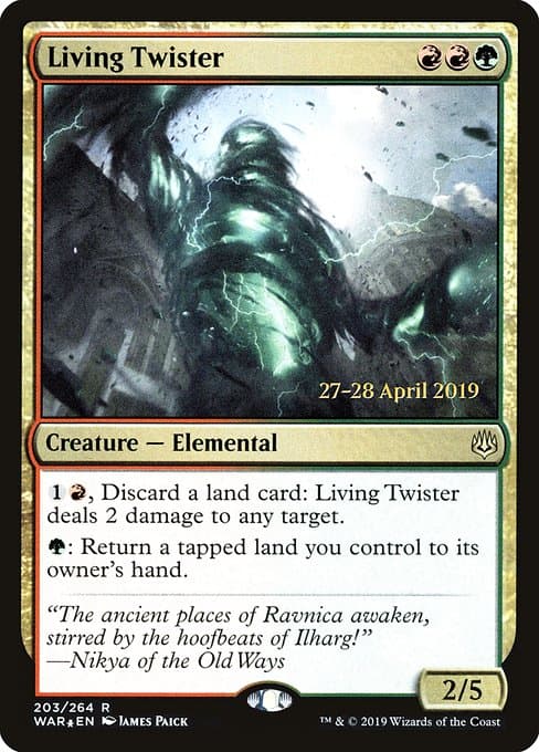 Living Twister from War of the Spark Promos (Rare)