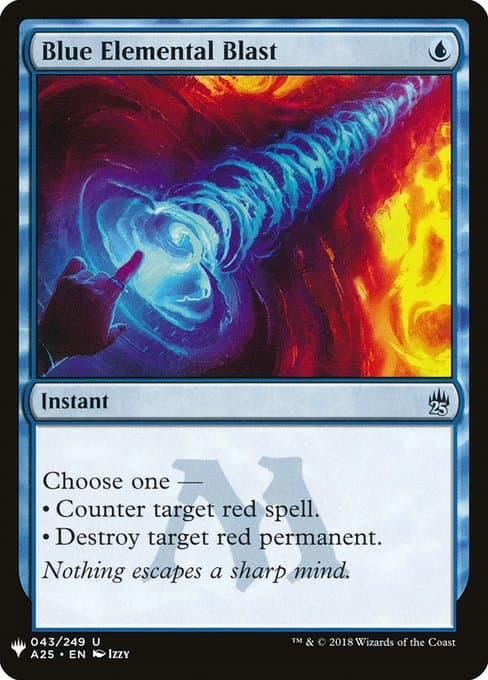 Blue Elemental Blast from The List (Uncommon)