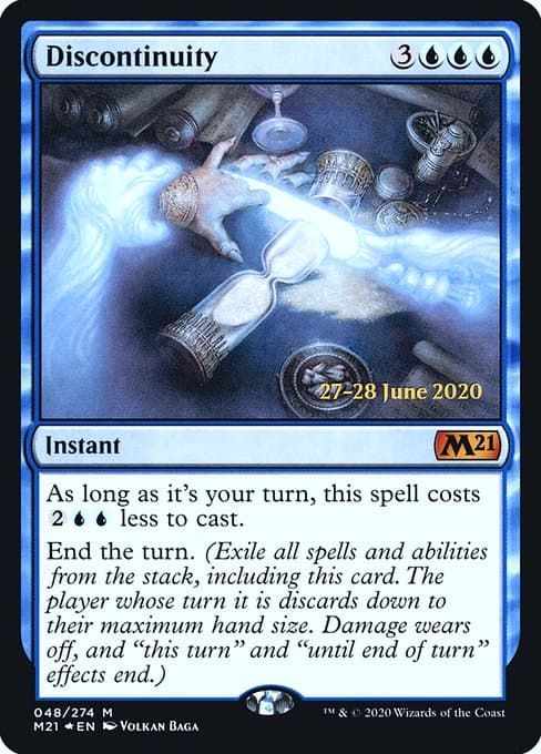 Discontinuity from Core Set 2021 Promos (Mythic)