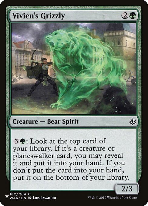 Vivien's Grizzly from The List (Common)