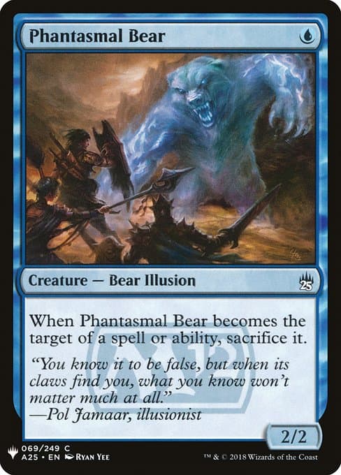 Phantasmal Bear from The List (Common)