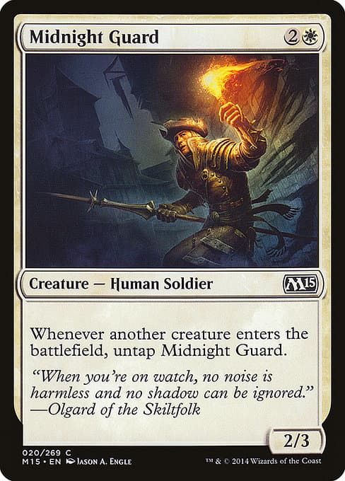 Midnight Guard from Magic 2015 (Common)