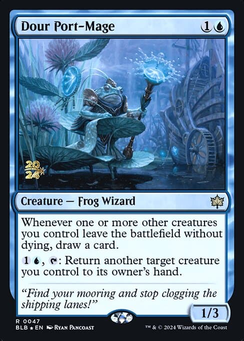Dour Port-Mage from Bloomburrow Promos (Rare)