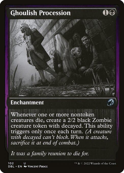 Ghoulish Procession from Innistrad: Double Feature (Uncommon)