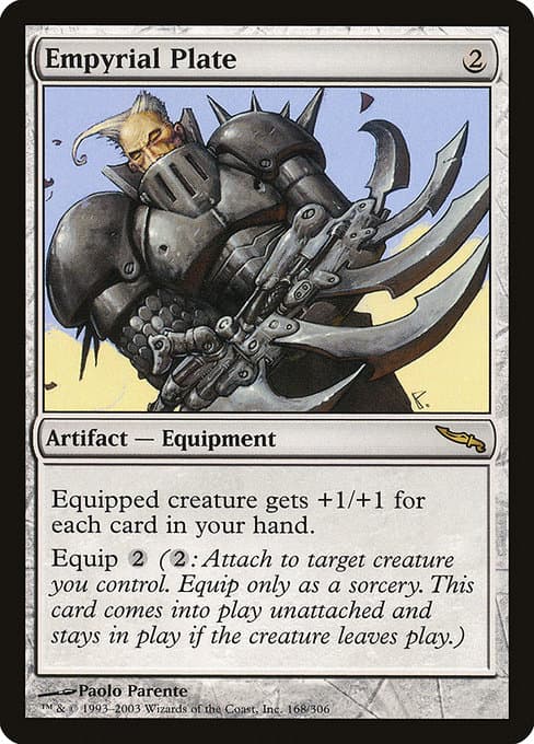 Empyrial Plate from Mirrodin (Rare)
