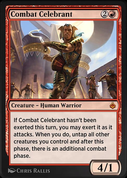 Combat Celebrant from Amonkhet Remastered (Mythic)