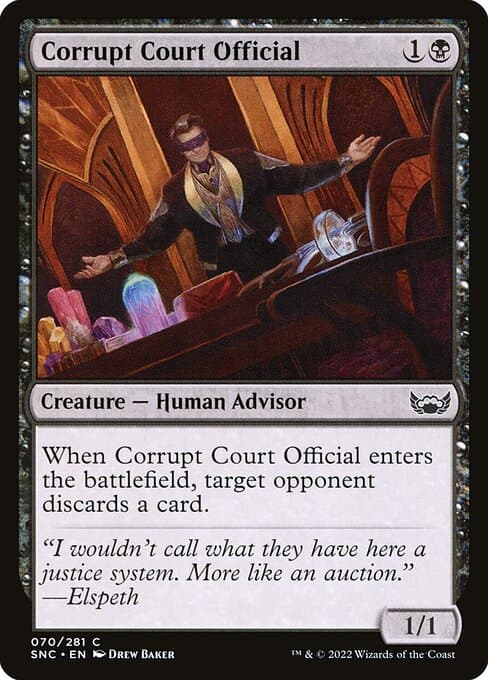 Corrupt Court Official from Streets of New Capenna (Common)