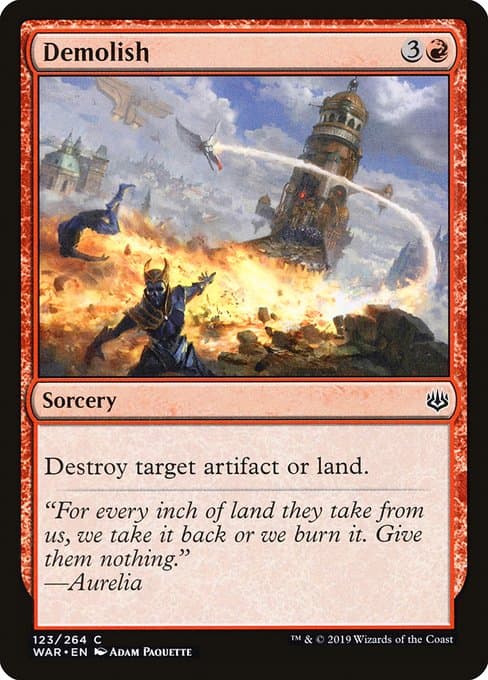 Demolish from War of the Spark (Common)