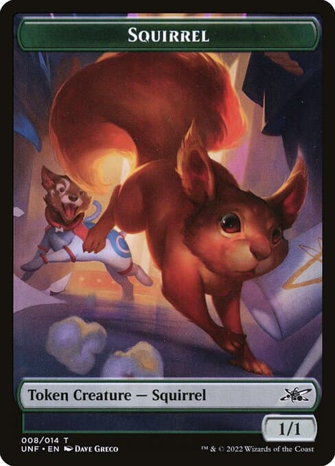 Squirrel from Unfinity Tokens (Common)