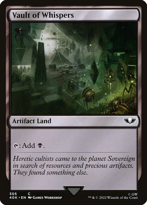 Vault of Whispers from Warhammer 40,000 Commander (Common)