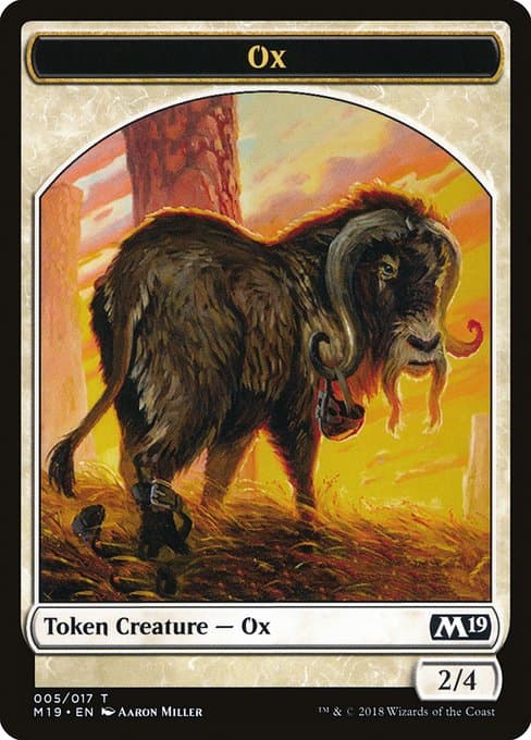 Ox from Core Set 2019 Tokens (Common)